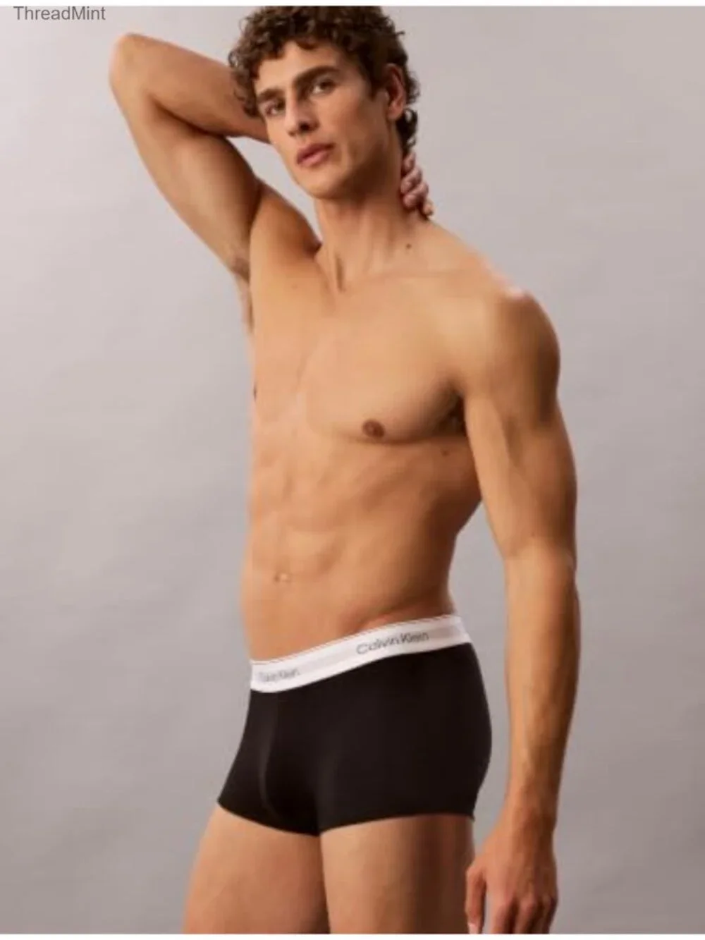 Mens Cotton Stretch Low Rise Trunk 3-Pack Underwear